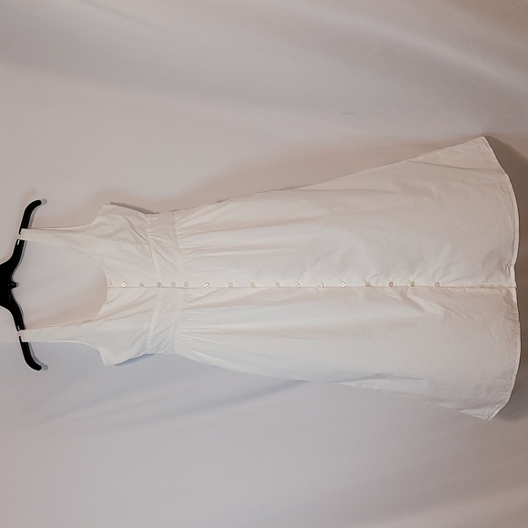 J Crew Button Front Cotton Popplin Dress - Picture 6 of 12